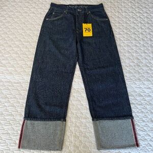 NWT! Roy Roger's 70 Anniversary Selvedge Denim Jeans Size 29 Made in Italy